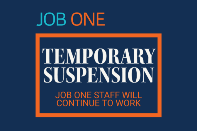 Services for Our Employees Suspend Temporarily; Business Operations Continue