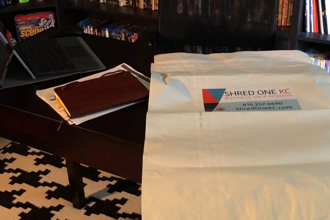 Working from Home? Shred One KC has Your Shred Solutions in the Bag!